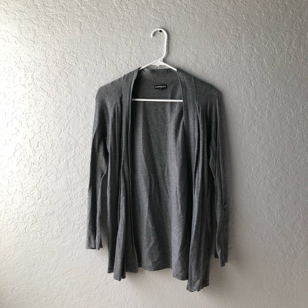 Gray, Express Cardigan, S